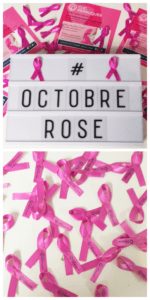 Des rubans rose pour Octobre Rose et le cancer du sein par Clic Perruques